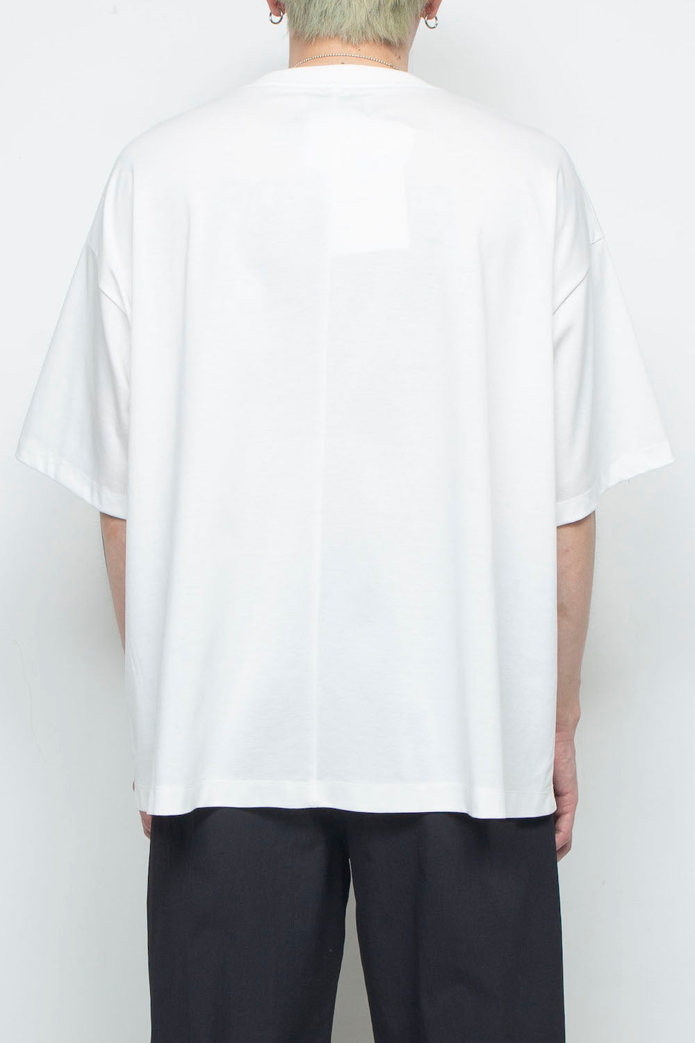 LBLM-TE09-PLN | スーペリアピマコットンオリジナルリブネックTシャツ | WHITE