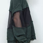 LB25AW-KN08 | Docking Reverse Crushed Sweater | BILLIARD GREEN