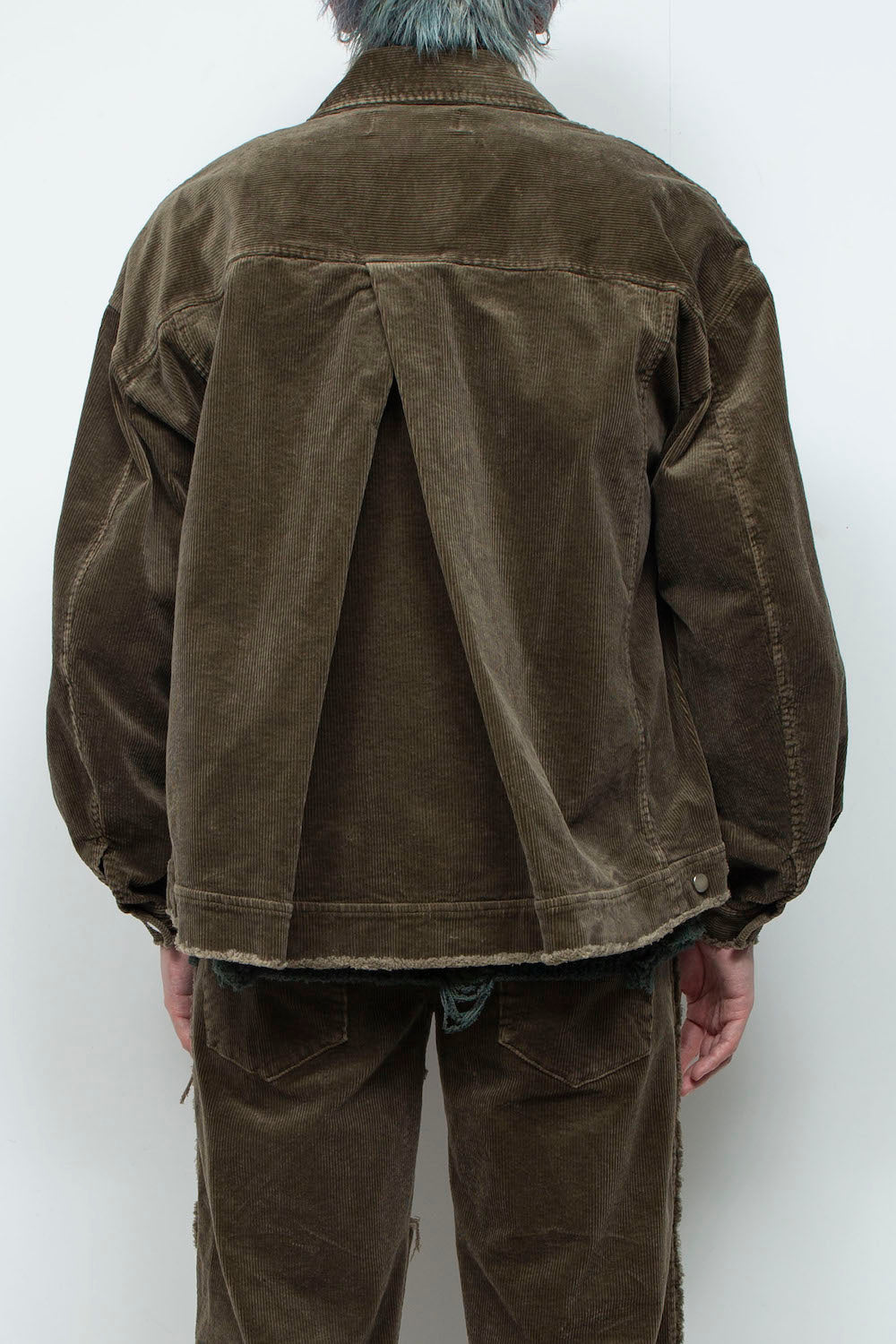 LB25AW-JK02-CDR | Reconstructed Carpenter Jacket (Corduroy) | OLIVE