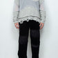 <last>
 LB25AW-KN08 | Docking Reverse Crushed Sweater | Light Gray</last>