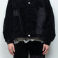 LB25AW-JK02-CDR | Reconstructed Carpenter Jacket (Corduroy) | BLACK