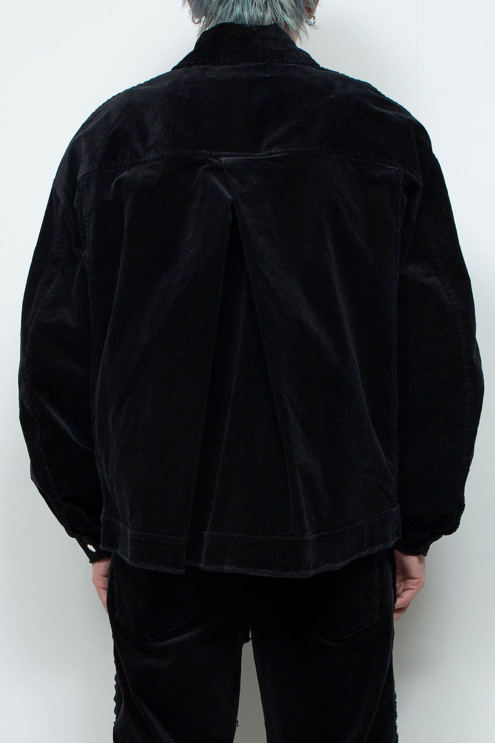 LB25AW-JK02-CDR | Reconstructed Carpenter Jacket (Corduroy) | BLACK