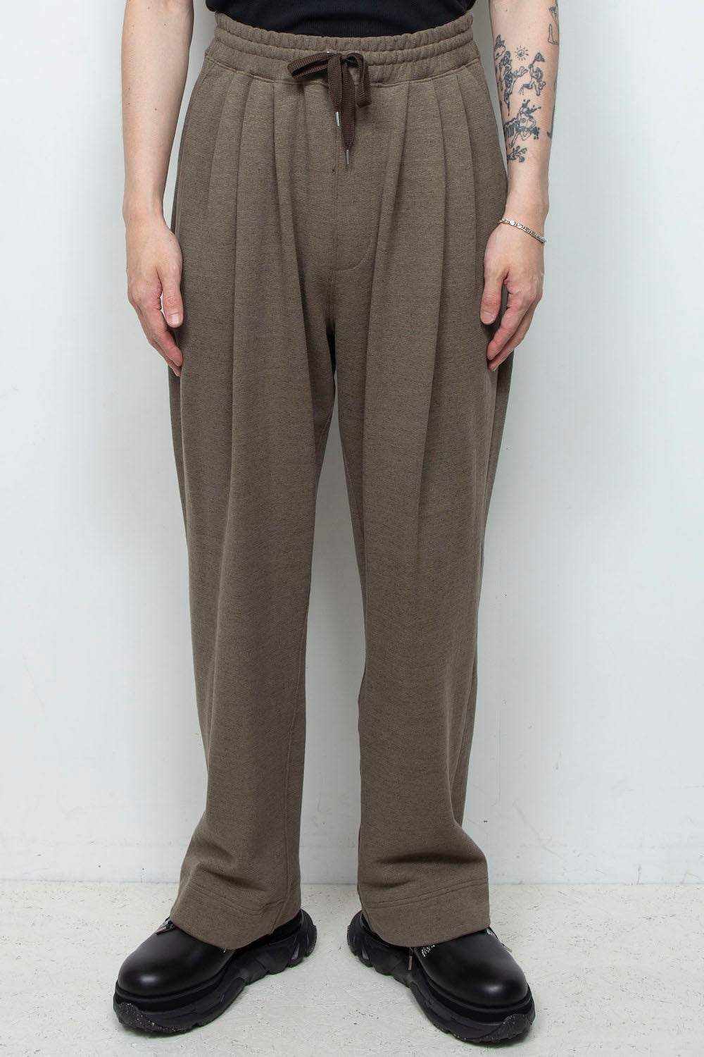 *Limited Edition* LB25AW-PT08-HJS | Vintage Finish Sweat Easy Pants | OLIVE VINTAGE