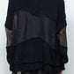 LB25AW-KN08 | Docking Reverse Crushed Sweater | BLACK