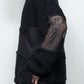 LB25AW-KN08 | Docking Reverse Crushed Sweater | BLACK