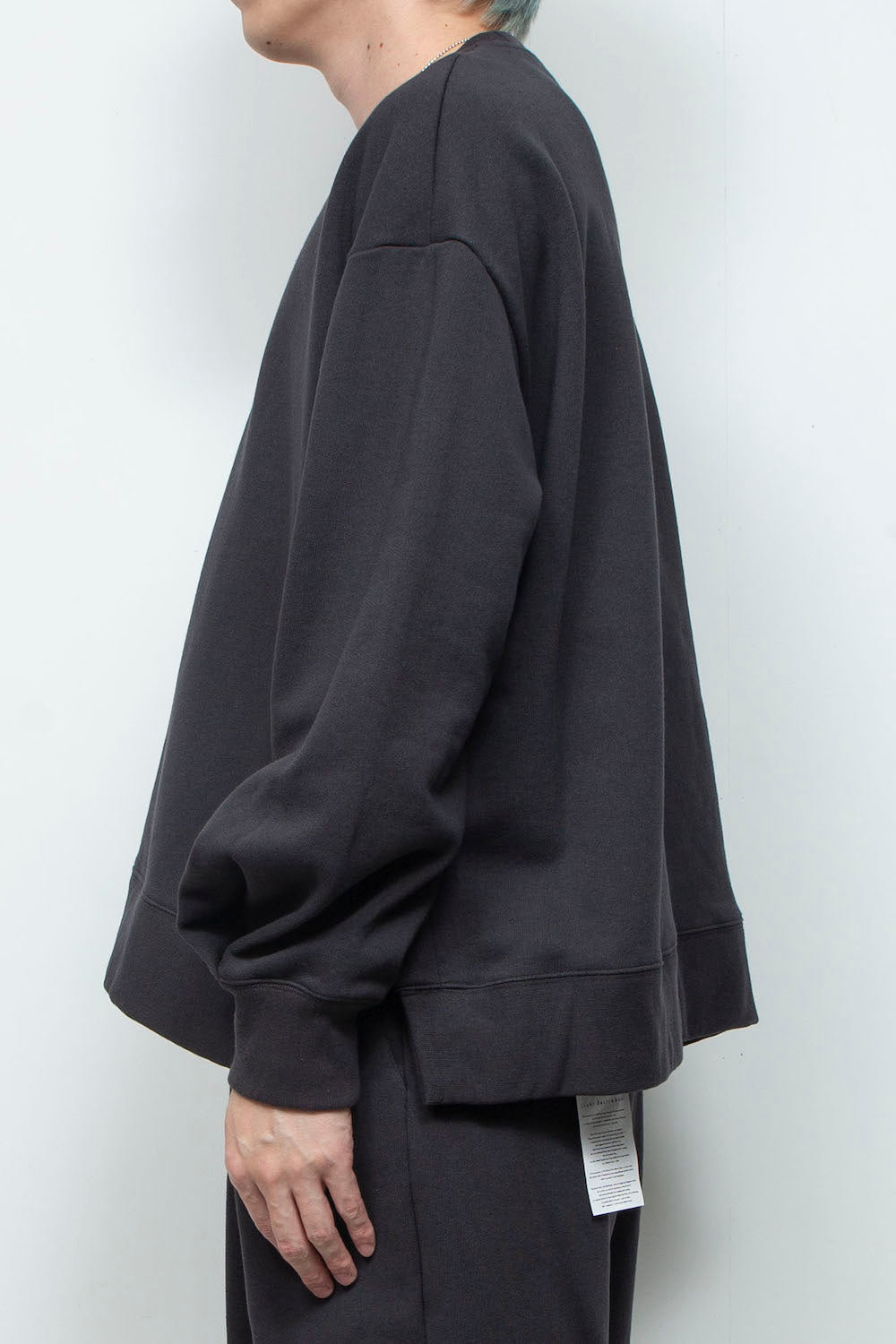 *Limited Edition* LB25AW-PO08-HJS | Vintage Finish Sweatshirt Pullover | Black Vintage