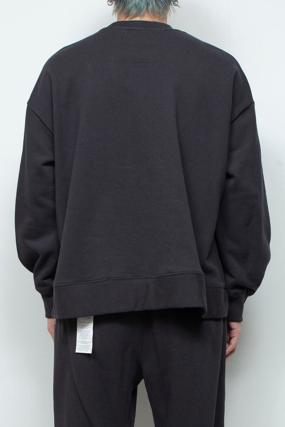 *Limited Edition* LB25AW-PO08-HJS | Vintage Finish Sweatshirt Pullover | Black Vintage
