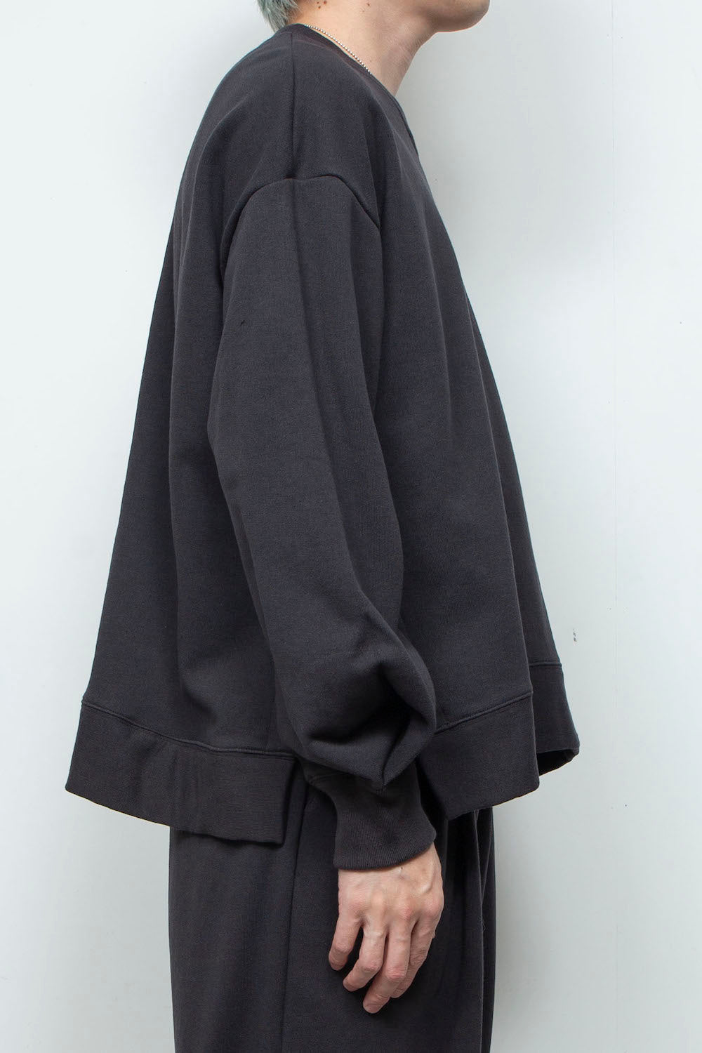 *Limited Edition* LB25AW-PO08-HJS | Vintage Finish Sweatshirt Pullover | Black Vintage