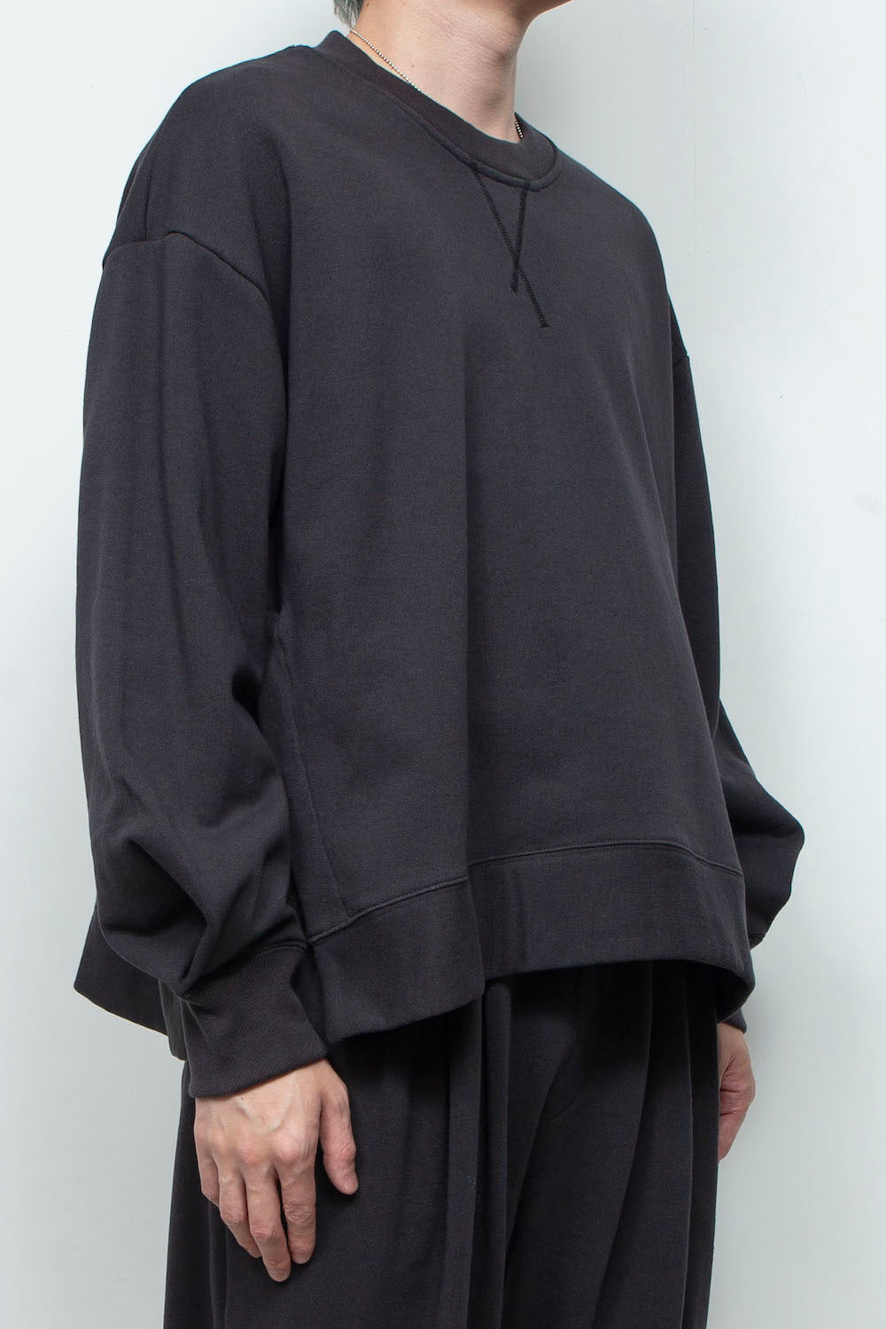 *Limited Edition* LB25AW-PO08-HJS | Vintage Finish Sweatshirt Pullover | Black Vintage