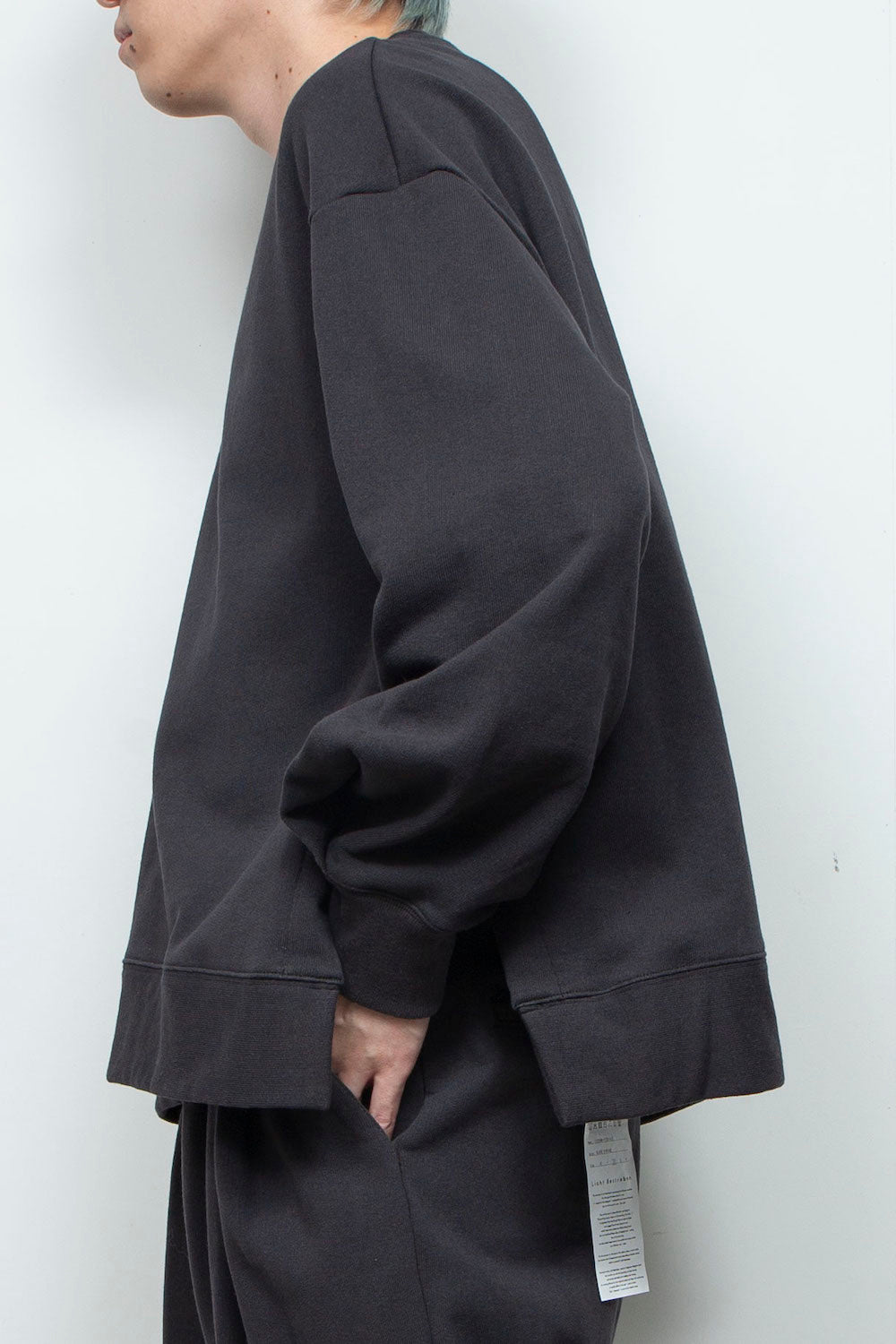*Limited Edition* LB25AW-PO08-HJS | Vintage Finish Sweatshirt Pullover | Black Vintage