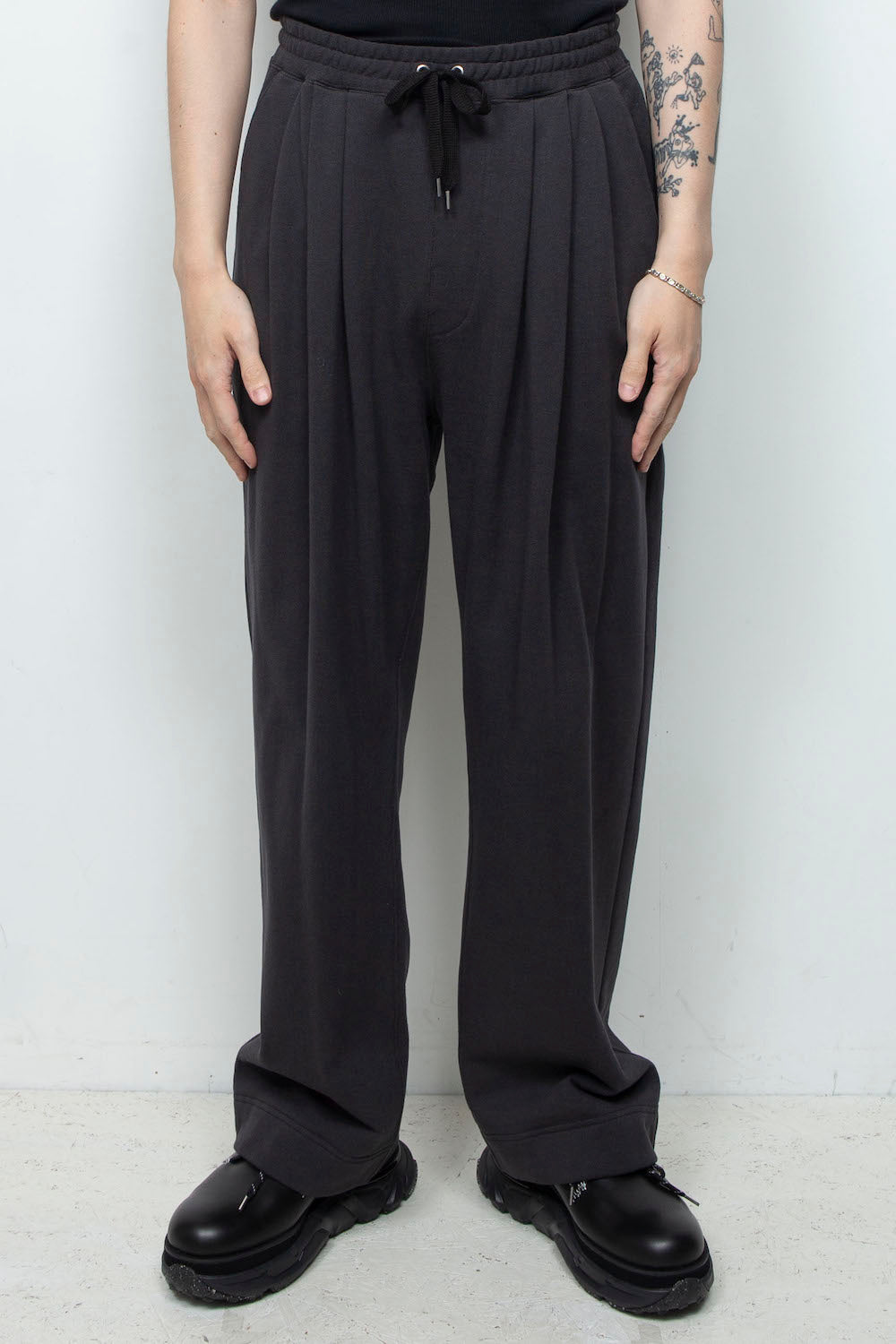 *限定* LB25AW-PT08-HJS | ヴィンテージフィニッシュスウェットイージーパンツ | BLACK VINTAGE