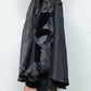 <last>
 LB25AW-SH08-SPV-PVL | Velour Jersey Sleeve Easy Shirt | Black x Black</last>