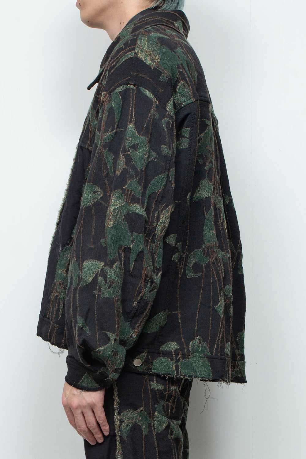 LB25AW-JK02-JQS | Reconstructed Carpenter Jacket (Jacquard) | IVY