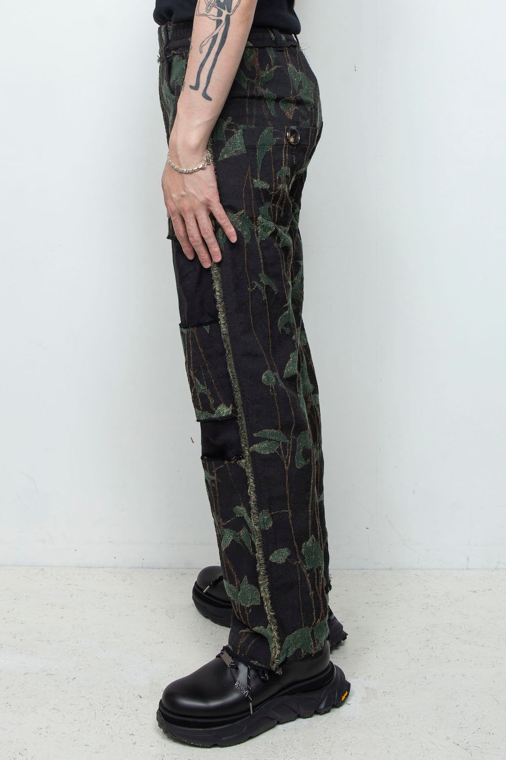 LB25AW-PT02-JQD | Reconstructed 5-Pocket Pants (Jacquard) | IVY