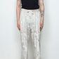 LB25AW-PT08-PVL | 3D Printed Velour Jersey Easy Pants | Off White