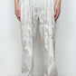 LB25AW-PT08-PVL | 3D Printed Velour Jersey Easy Pants | Off White