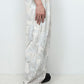 LB25AW-PT08-PVL | 3D Printed Velour Jersey Easy Pants | Off White