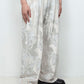 LB25AW-PT08-PVL | 3D Printed Velour Jersey Easy Pants | Off White