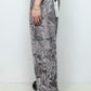<last>
 LB25AW-PT08-PVL | 3D Printed Velour Jersey Easy Pants | Charcoal</last>