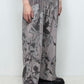 <last>
 LB25AW-PT08-PVL | 3D Printed Velour Jersey Easy Pants | Charcoal</last>