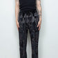 <last>  
LB25AW-PT08-PVL | 3D Printed Velour Jersey Easy Pants | BLACK</last>