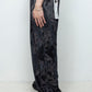 <last>  
LB25AW-PT08-PVL | 3D Printed Velour Jersey Easy Pants | BLACK</last>