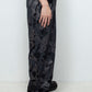 <last>  
LB25AW-PT08-PVL | 3D Printed Velour Jersey Easy Pants | BLACK</last>