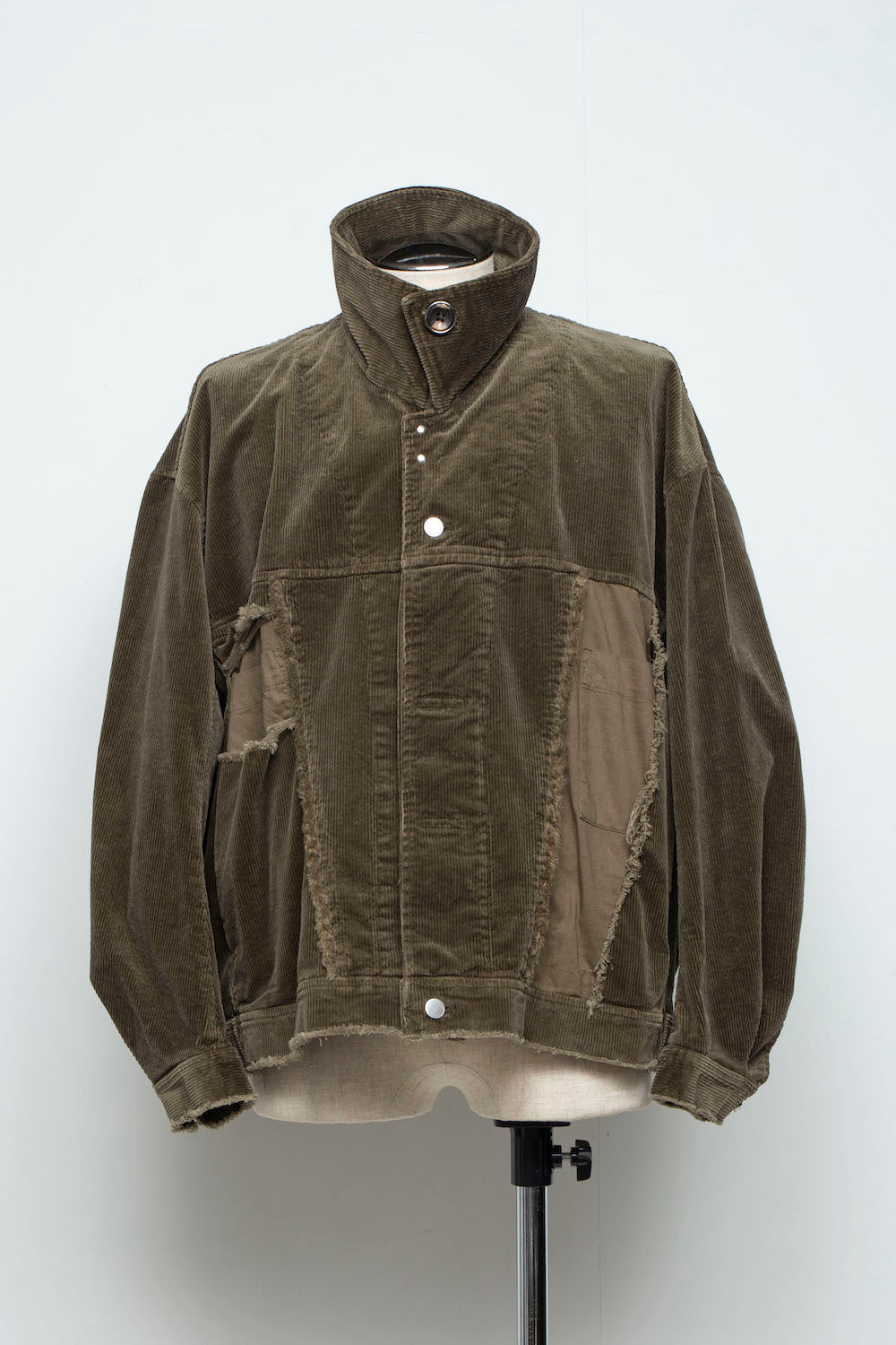 LB25AW-JK02-CDR | Reconstructed Carpenter Jacket (Corduroy) | OLIVE