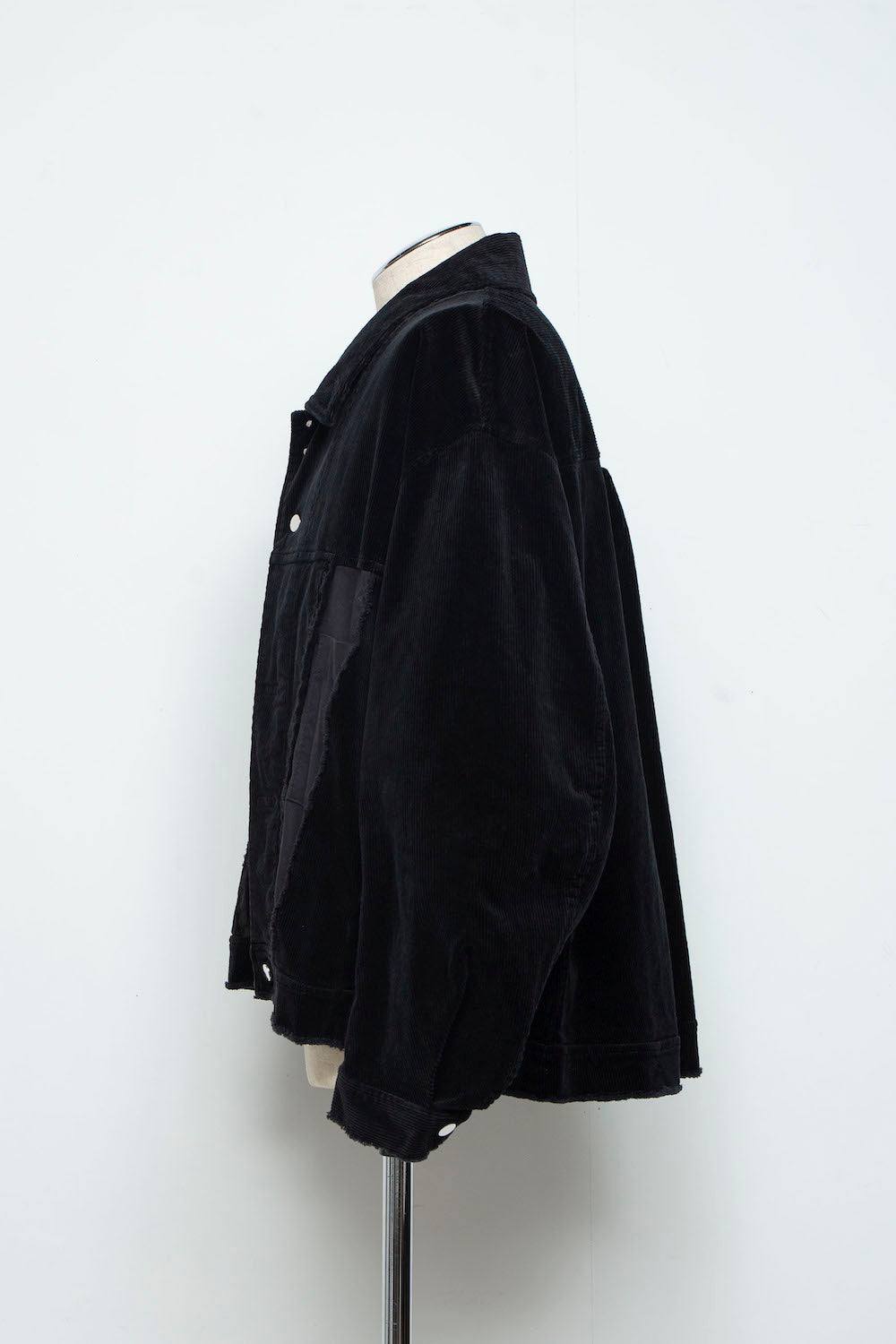 LB25AW-JK02-CDR | Reconstructed Carpenter Jacket (Corduroy) | BLACK