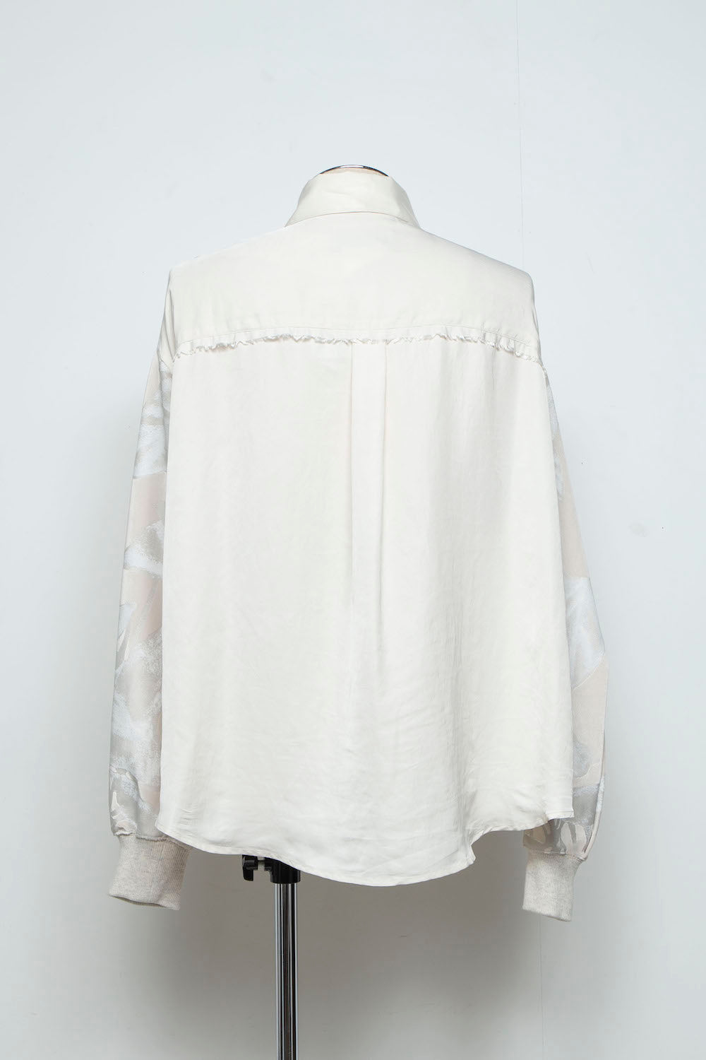 <last>  
LB25AW-SH08-SPV-PVL | Velour Jersey Sleeve Easy Shirt | OFF WHITE x OFF WHITE</last>