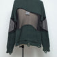 LB25AW-KN08 | Docking Reverse Crushed Sweater | BILLIARD GREEN