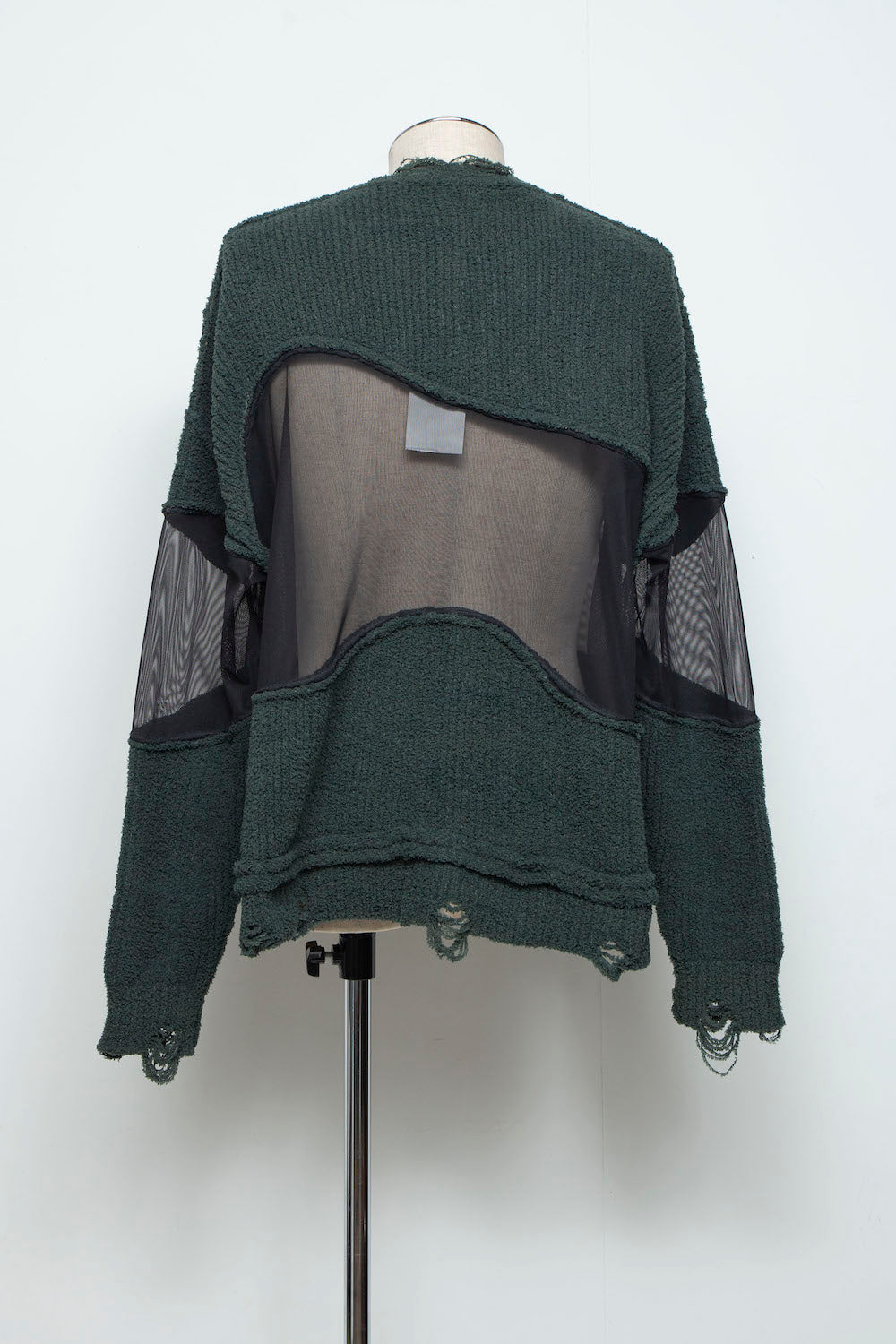 LB25AW-KN08 | Docking Reverse Crushed Sweater | BILLIARD GREEN