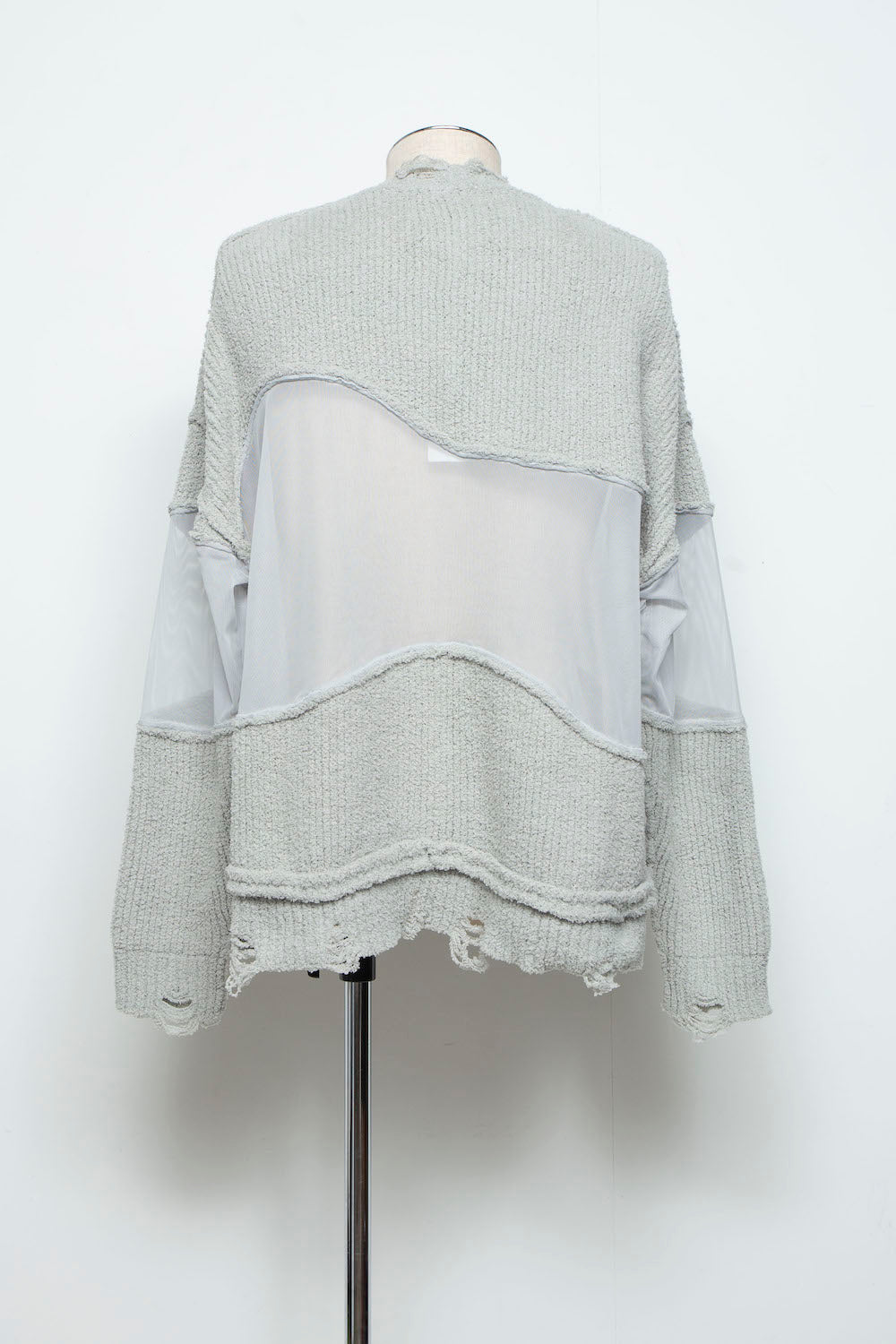 <last>
 LB25AW-KN08 | Docking Reverse Crushed Sweater | Light Gray</last>
