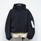<LAST 1点> LB25AW-BL03-VTN | QUOISM®️パッティングショートフードブルゾン | BLACK