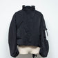 <LAST 1点> LB25AW-BL03-VTN | QUOISM®️パッティングショートフードブルゾン | BLACK