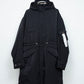 <LAST 1点> LB25AW-FC01-VTN | QUOISM®️パッティングフィッシュテールコート | BLACK