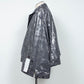 <LAST 1点> LB25AW-SH09-HKW | ウォッシュドホイルコーティングショートトレンチジャケット | STEEL GRAY