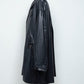 <LAST 1点> LB25AW-SHCO01-FFL | FAKE-FAKE LEATHER Ⅱ ステンカラーライトコート | BLACK