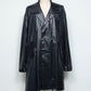 <LAST 1点> LB25AW-SHCO01-FFL | FAKE-FAKE LEATHER Ⅱ ステンカラーライトコート | BLACK