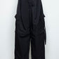 LB25AW-PT05-VTN | ヴィンテージナイロンデタッチャブルカーゴパンツ | BLACK