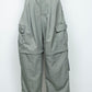 <LAST 1点> LB25AW-PT05-VTN | ヴィンテージナイロンデタッチャブルカーゴパンツ | SKY GRAY