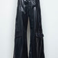<LAST 1点> LB25AW-PT09-FFL | FAKE-FAKE LEATHER Ⅱ シンフラップバギートラウザー | BLACK