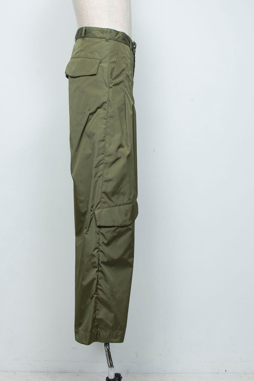 LB26SS-PT09-TRT | TRUSSAIR®︎ TWILL シンフラップバギートラウザー | MILITARY GREEN