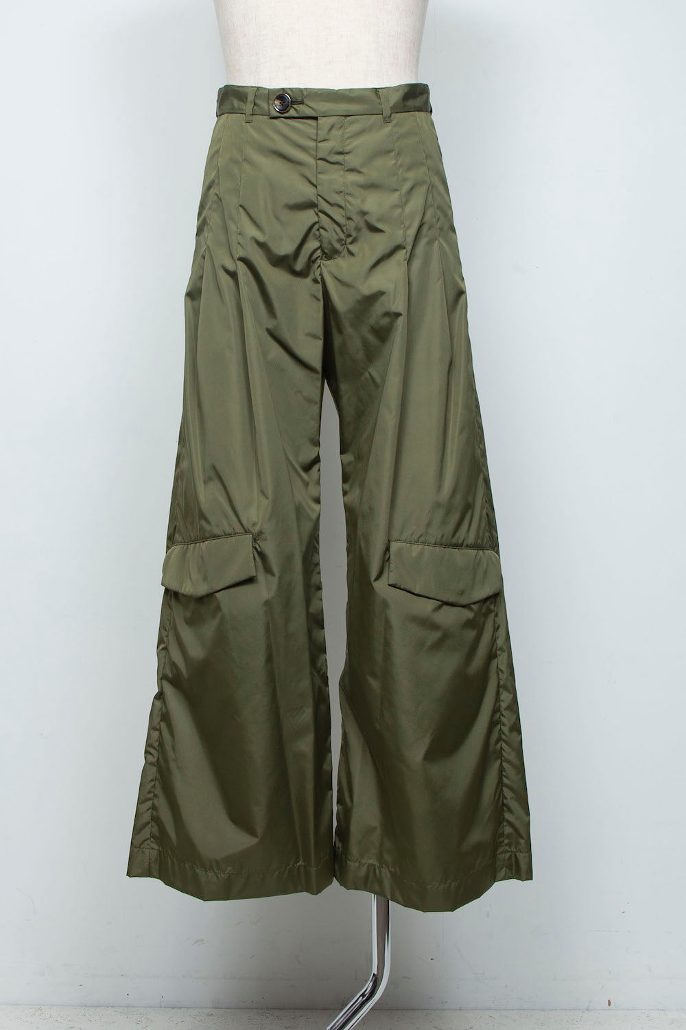 LB26SS-PT09-TRT | TRUSSAIR®︎ TWILL シンフラップバギートラウザー | MILITARY GREEN