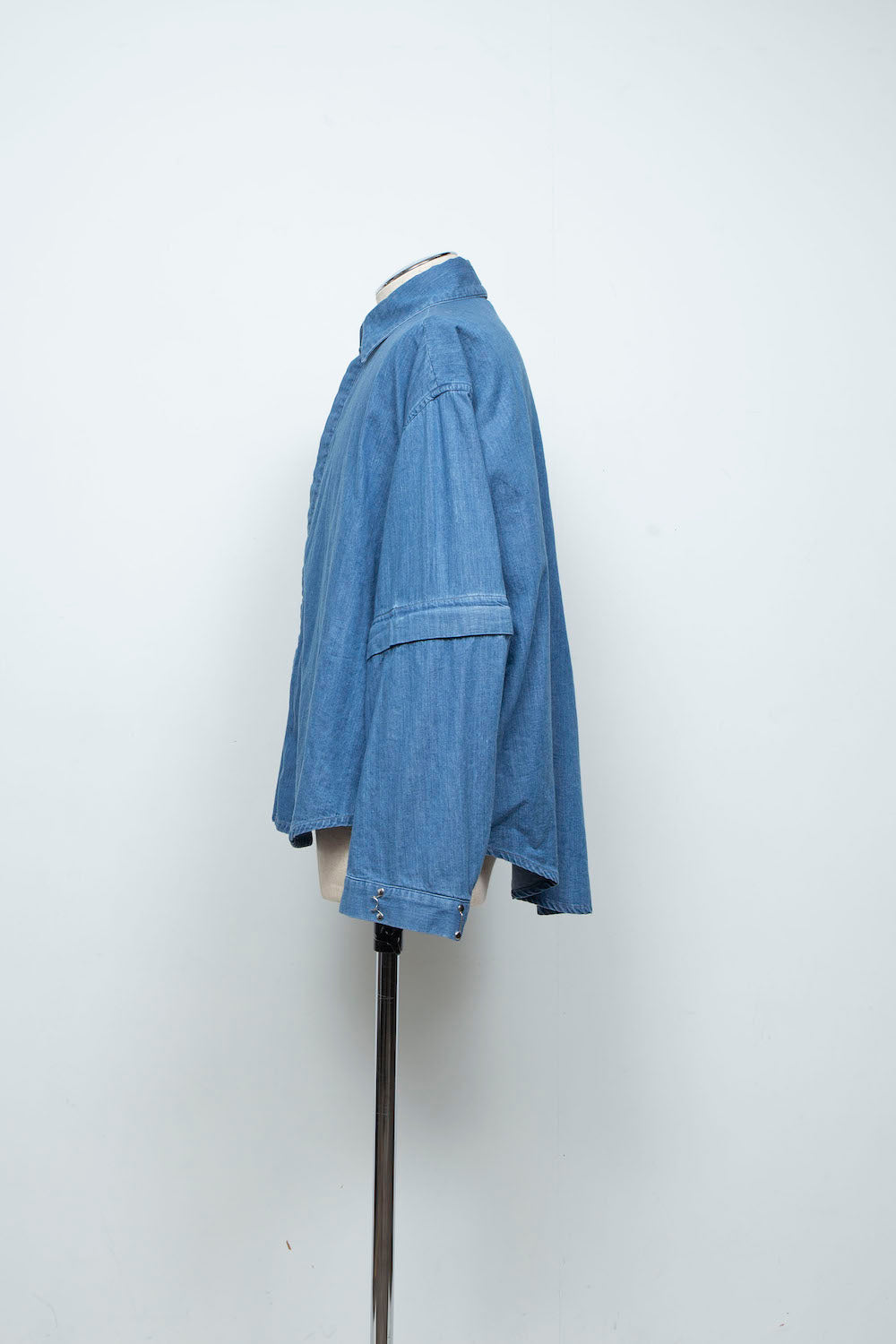 LB26SS-SH11-BWD | 7.5ozデニム デタッチャブルスリーブシャツ | BLUE WASHED