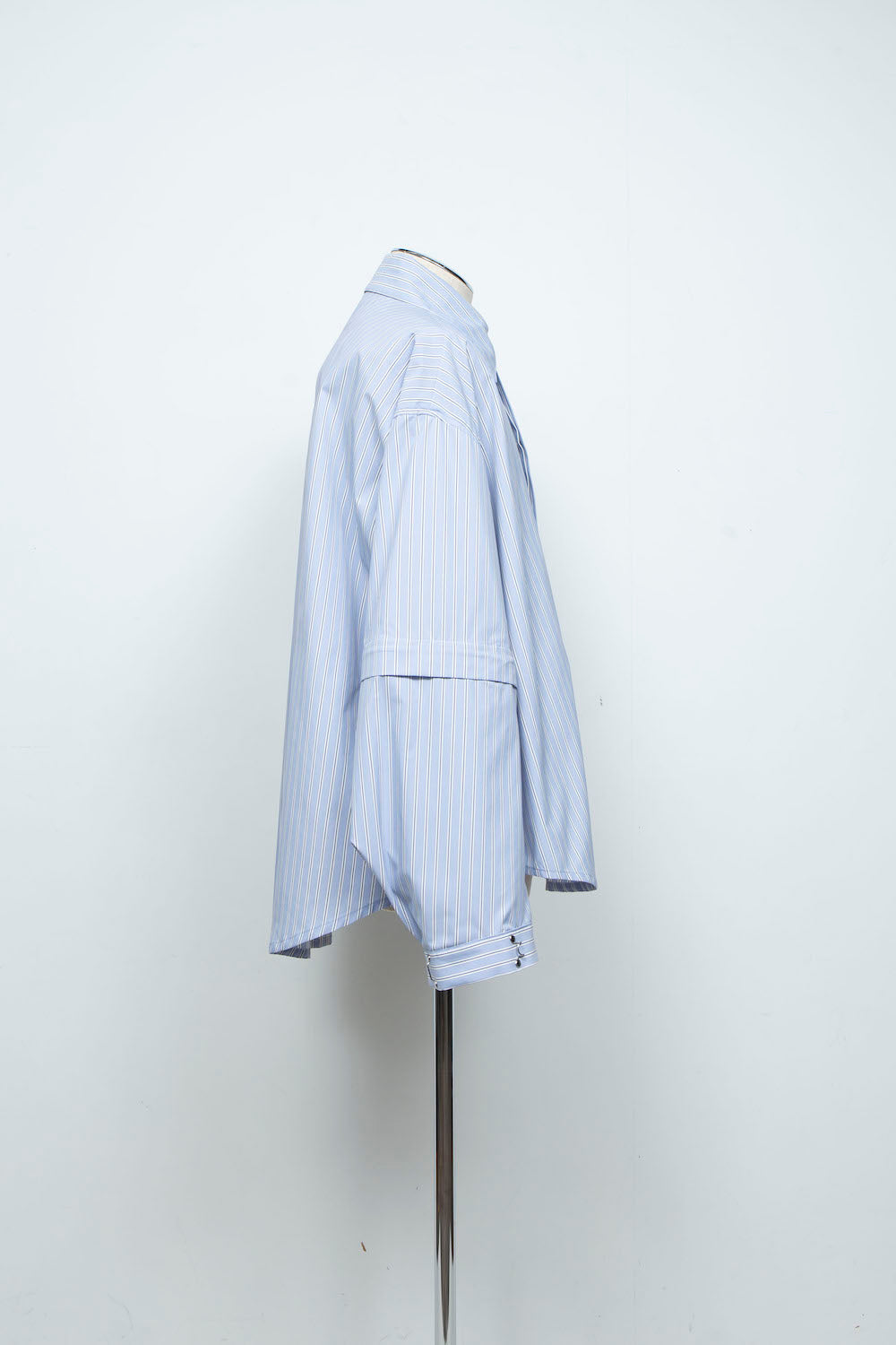 LB26SS-SH11-FTS | プライムフレックス デタッチャブルスリーブシャツ | SAX STRIPE