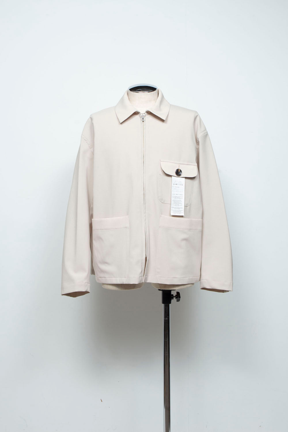 LB26SS-SH10-BDS | オリジナル3レイヤー ジップフライカバーオール | NATURAL