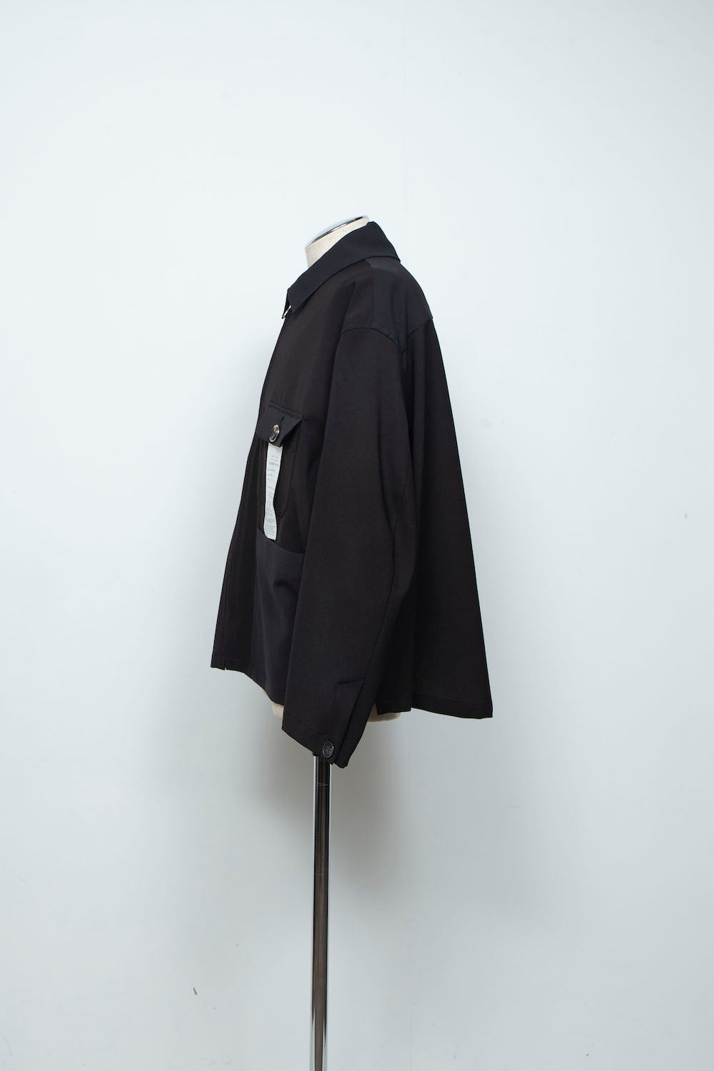 LB26SS-SH10-BDS | オリジナル3レイヤー ジップフライカバーオール | BLACK