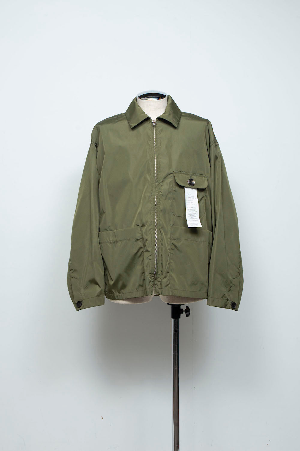 LB26SS-SH10-TRT | TRUSSAIR®︎ TWILL ジップフライカバーオール| MILITARY GREEN