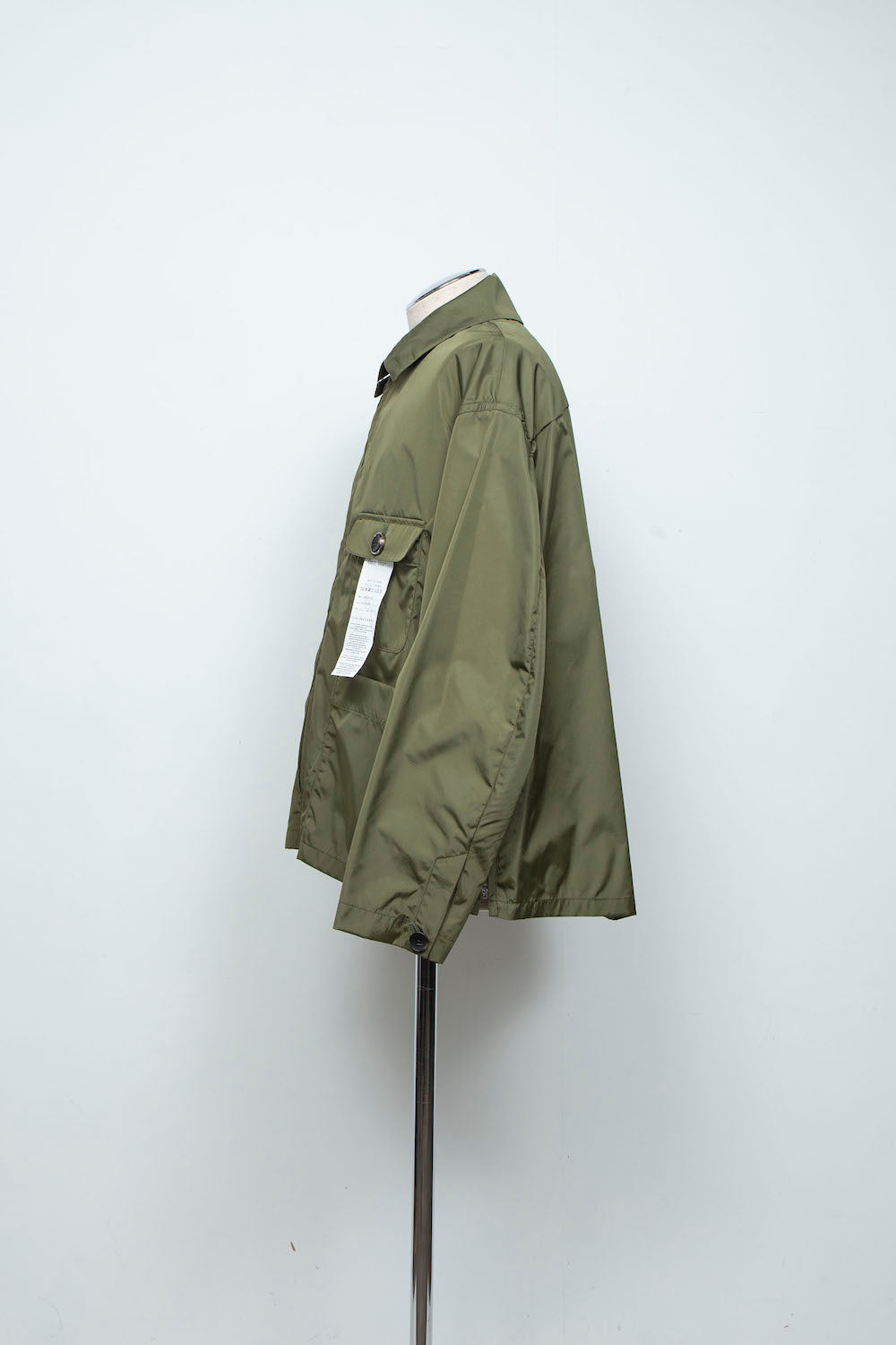 LB26SS-SH10-TRT | TRUSSAIR®︎ TWILL ジップフライカバーオール| MILITARY GREEN